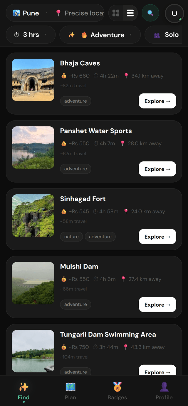 Urbo — a look inside screenshot